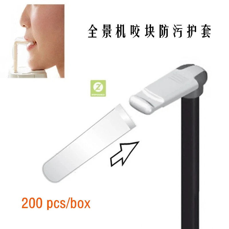 200Pcs/box Dental Lab Protective Film/dental Panorama Bite Block Cover Sleeves
