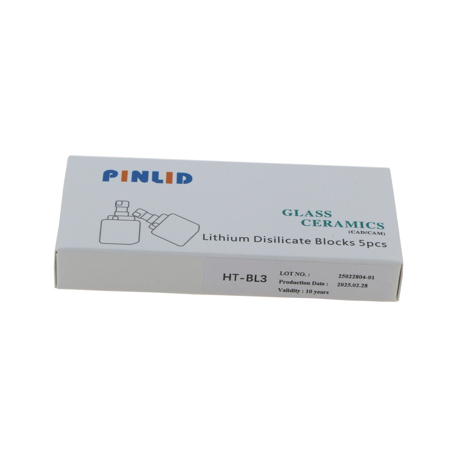 US Dental Lithium Disilicate Blocks C14 CEREC HT-BL3 CAD/CAM Milling For Crown