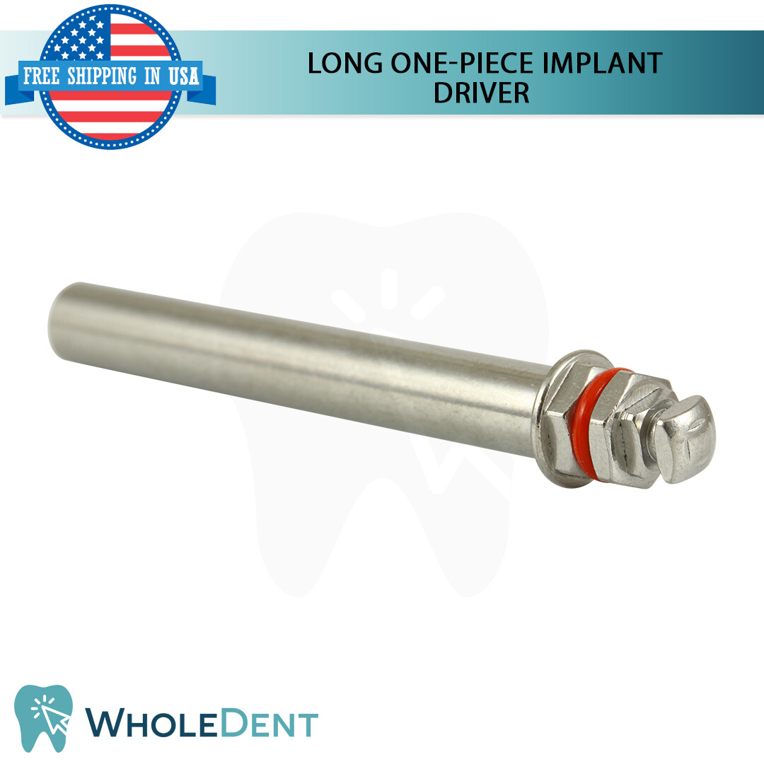 Long Hex Driver For One-Piece Adapter Implant Dental Insertion Tool Instrument