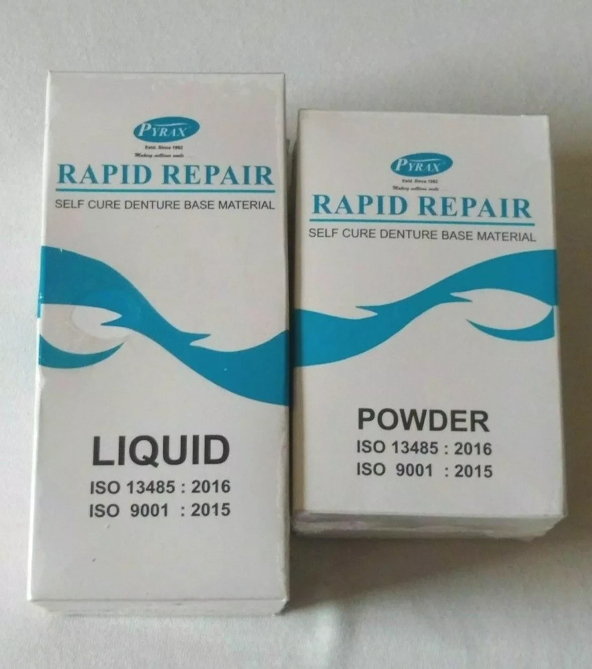 Dental Rapid Repair Self Cure Liquid 100ml & Powder 100gm (Pink) Same as Picture