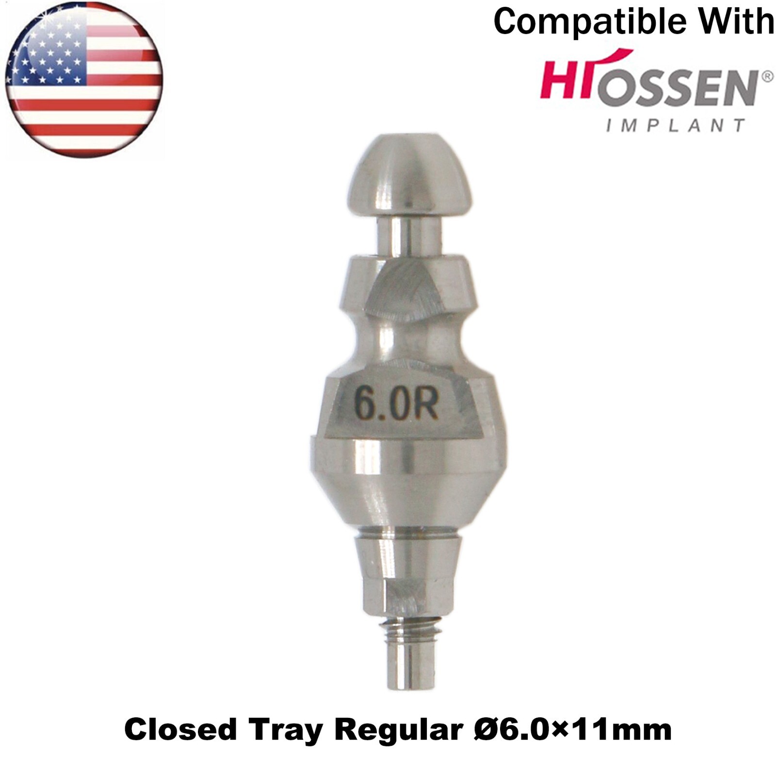 US Dental Transfer lmpression Coping Closed Tray Alloy Fit Hiossen Osstem ET M/R