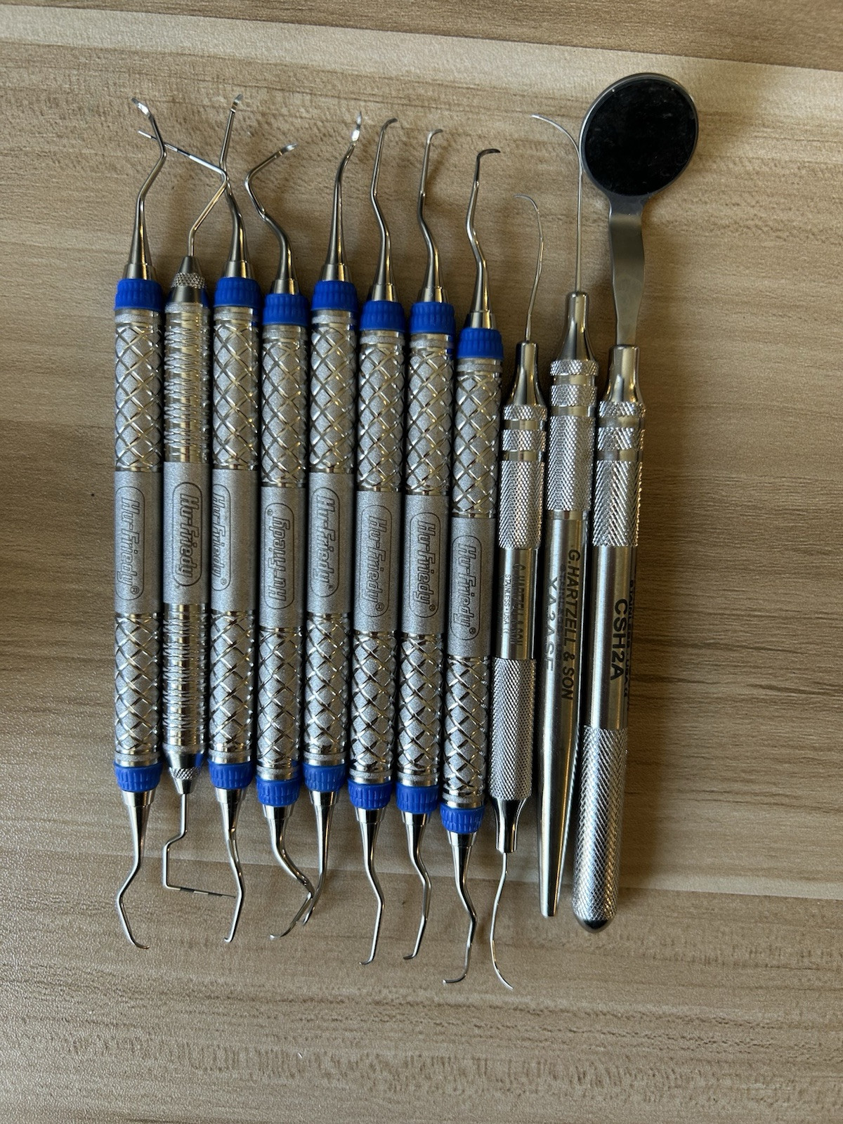 LOT OF 11 Hu-Friedy Dental Instruments: SG15, SG17, SAS11, SAS1, SC4R FAST SHIP!