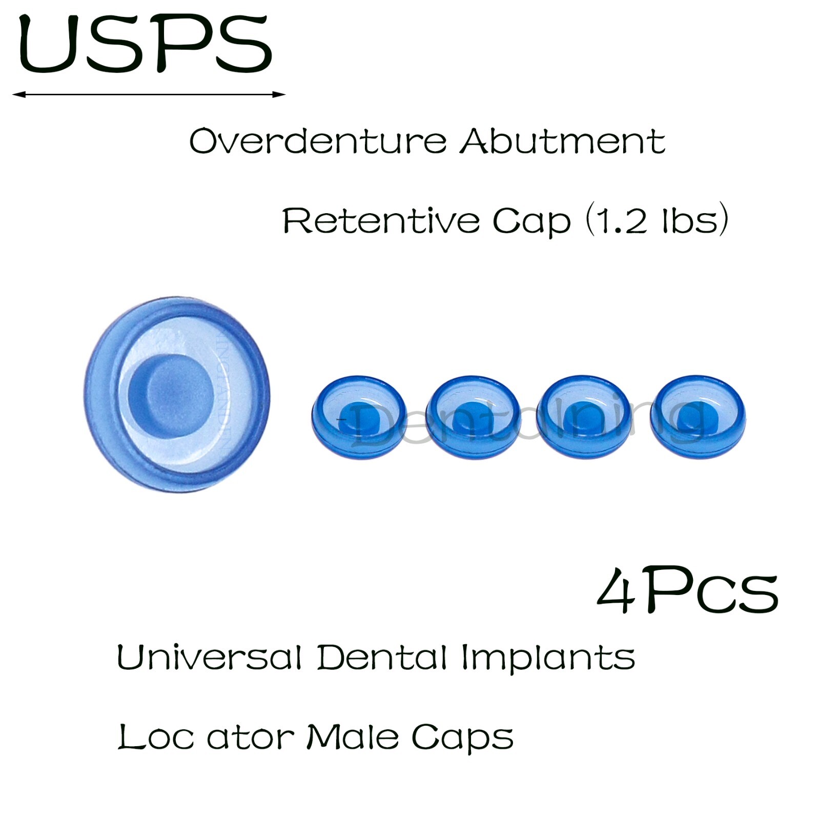 US Implant 3-In-1 Core Tool With Locat0r Abutment 4Pcs Retention Cap 1.2Lbs Kit