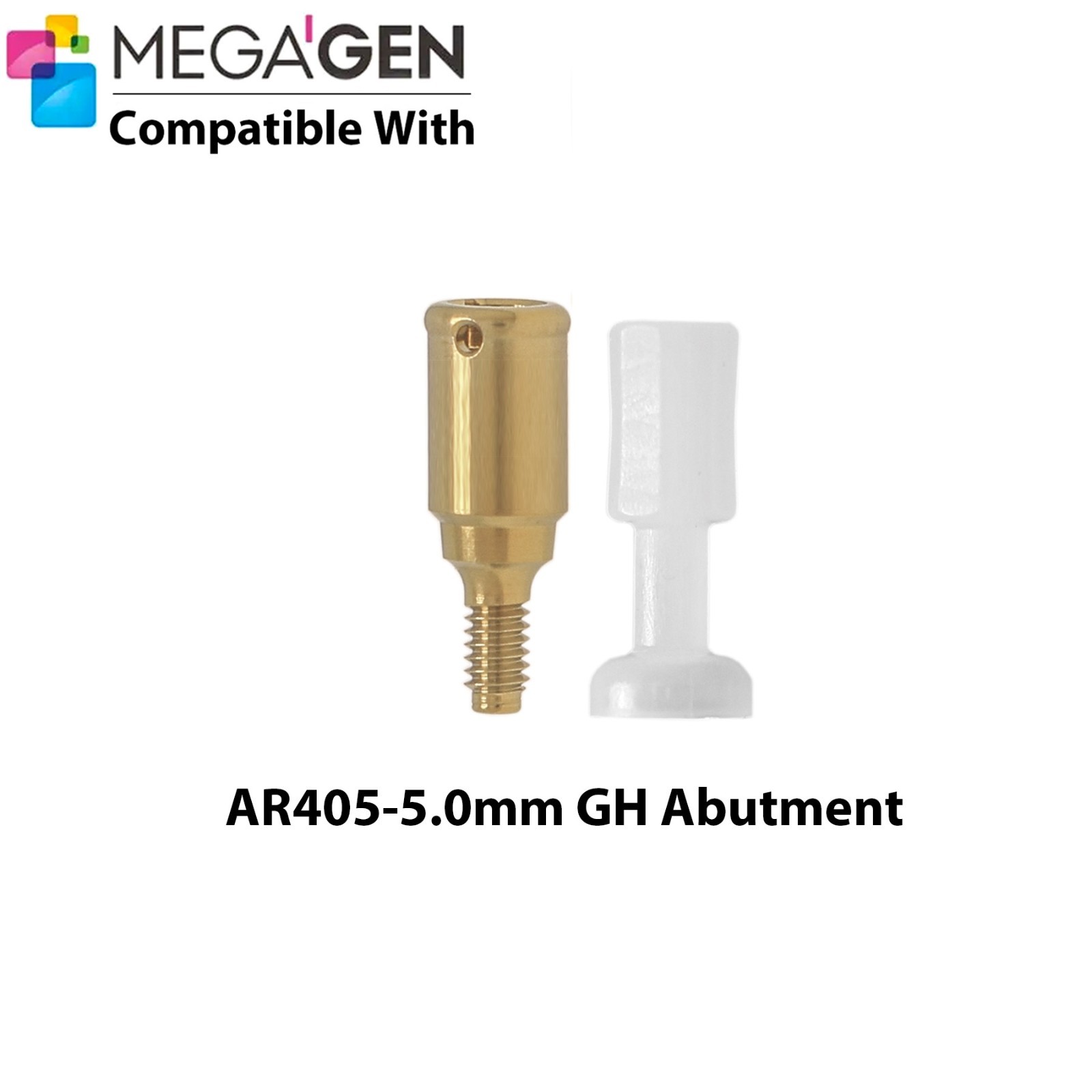 For MegaGen AnyRidge Locator Abutment GH 1-7mm & Overdenture Male Caps Removable