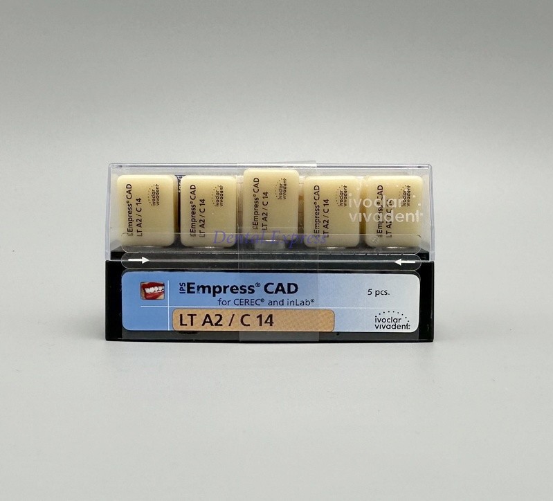 5pcs Empress CAD Restorative Blocks Dental Lab Restorations Materials LT A2/C14
