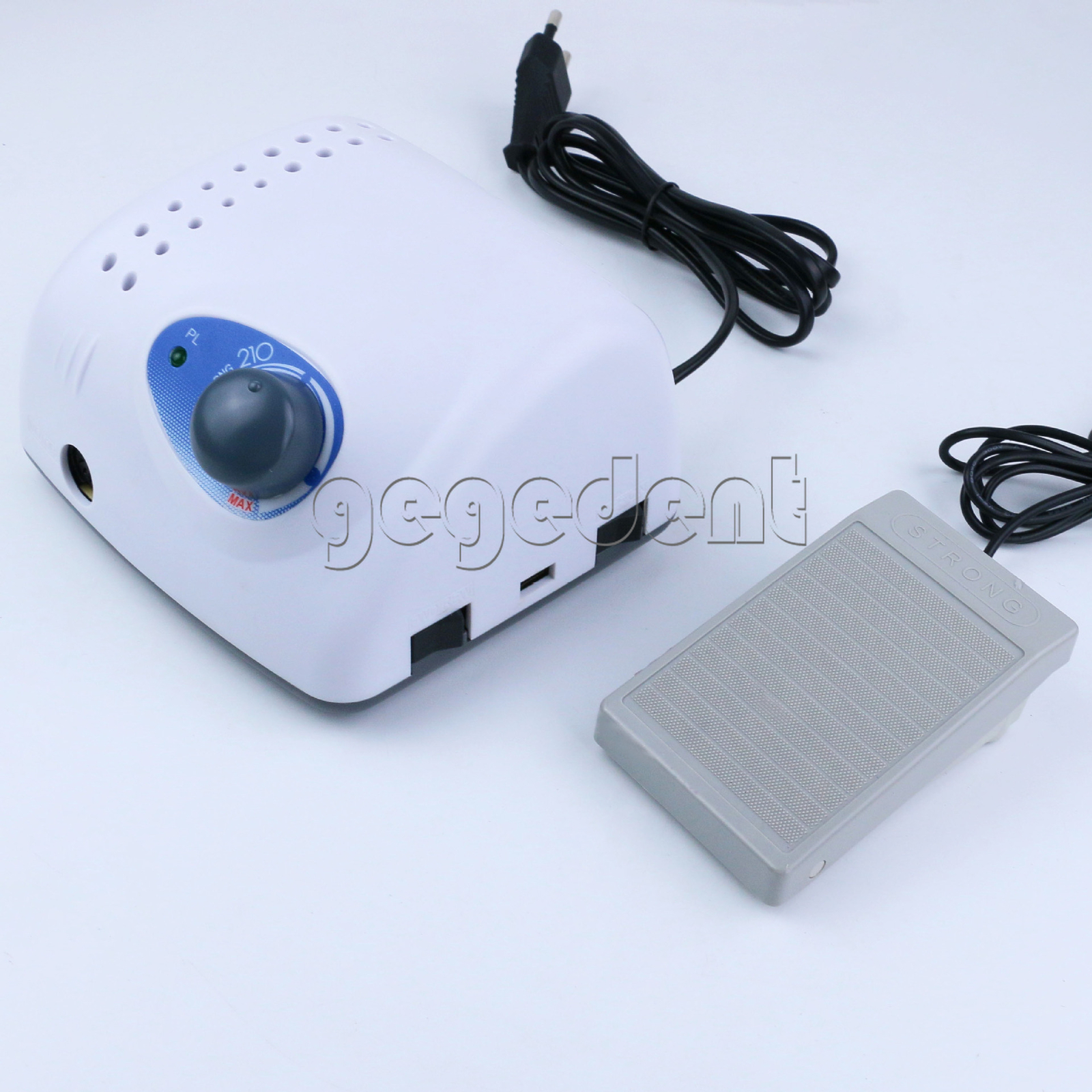 Dental Lab Micromotor Strong 210/105L 35K RPM Nail Art Manicure Pedicure Machine