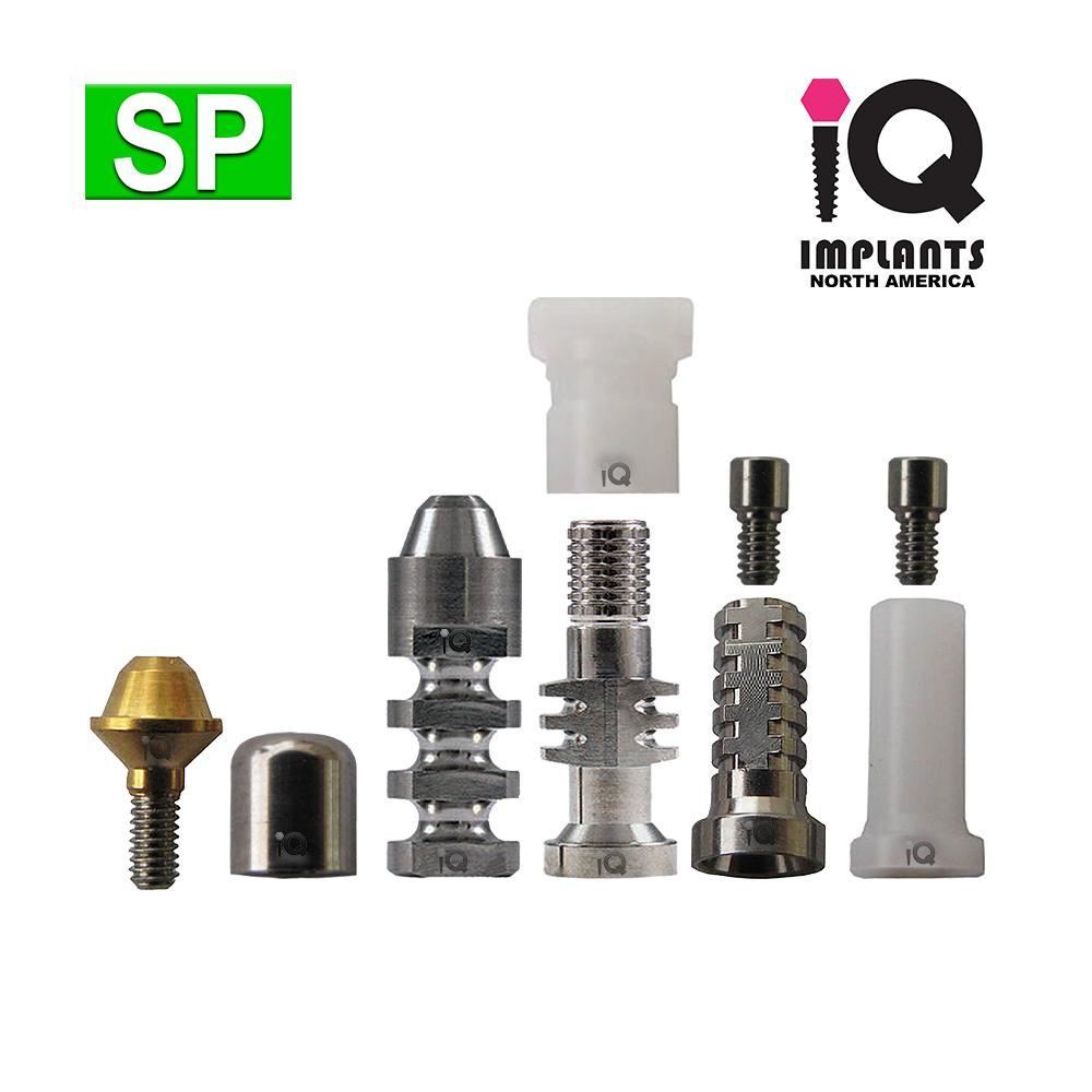 IQ USA Solid Multiunit Straight, 9pcs Premium Kit, 3.5-3.75mm Hex Platform