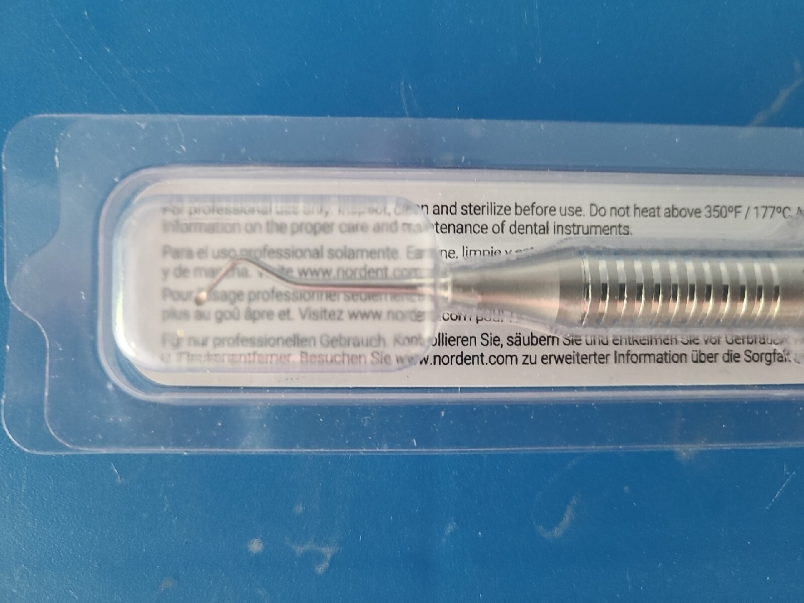 Nordent Excavator, DE, Spoon #1 (1.2 mm ), DuraLite Round Handle