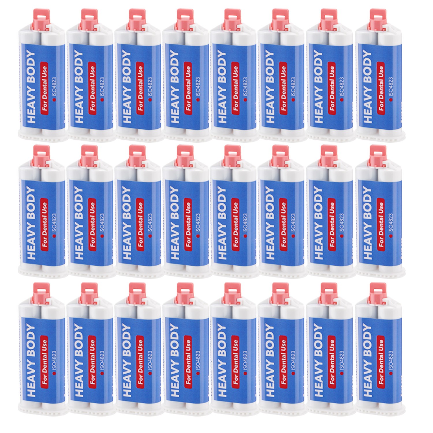 24Pcs Heavy Body Fast Rapid Set Impression Material 50mL Cartridges VPS PVS US