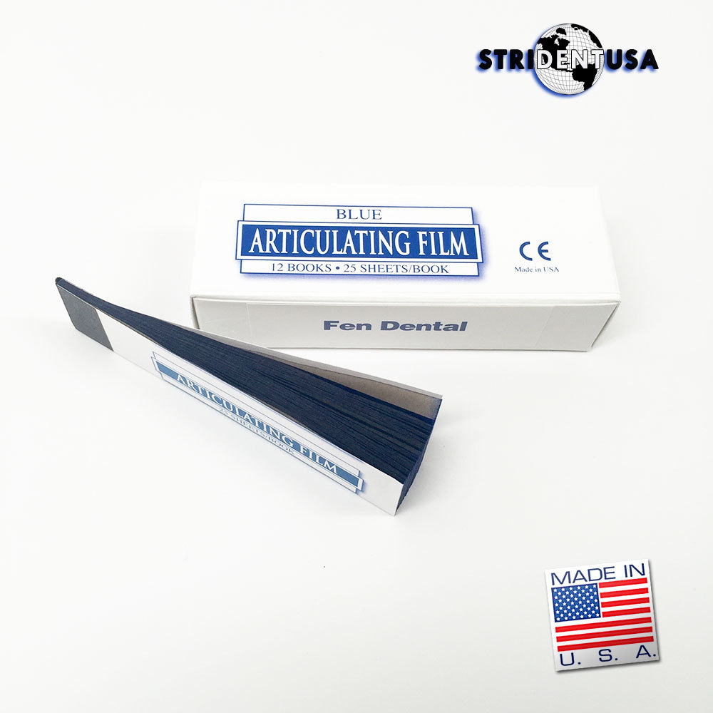 ARTICULATING FILM BLUE / BLUE 300 SHEETS MADE IN USA