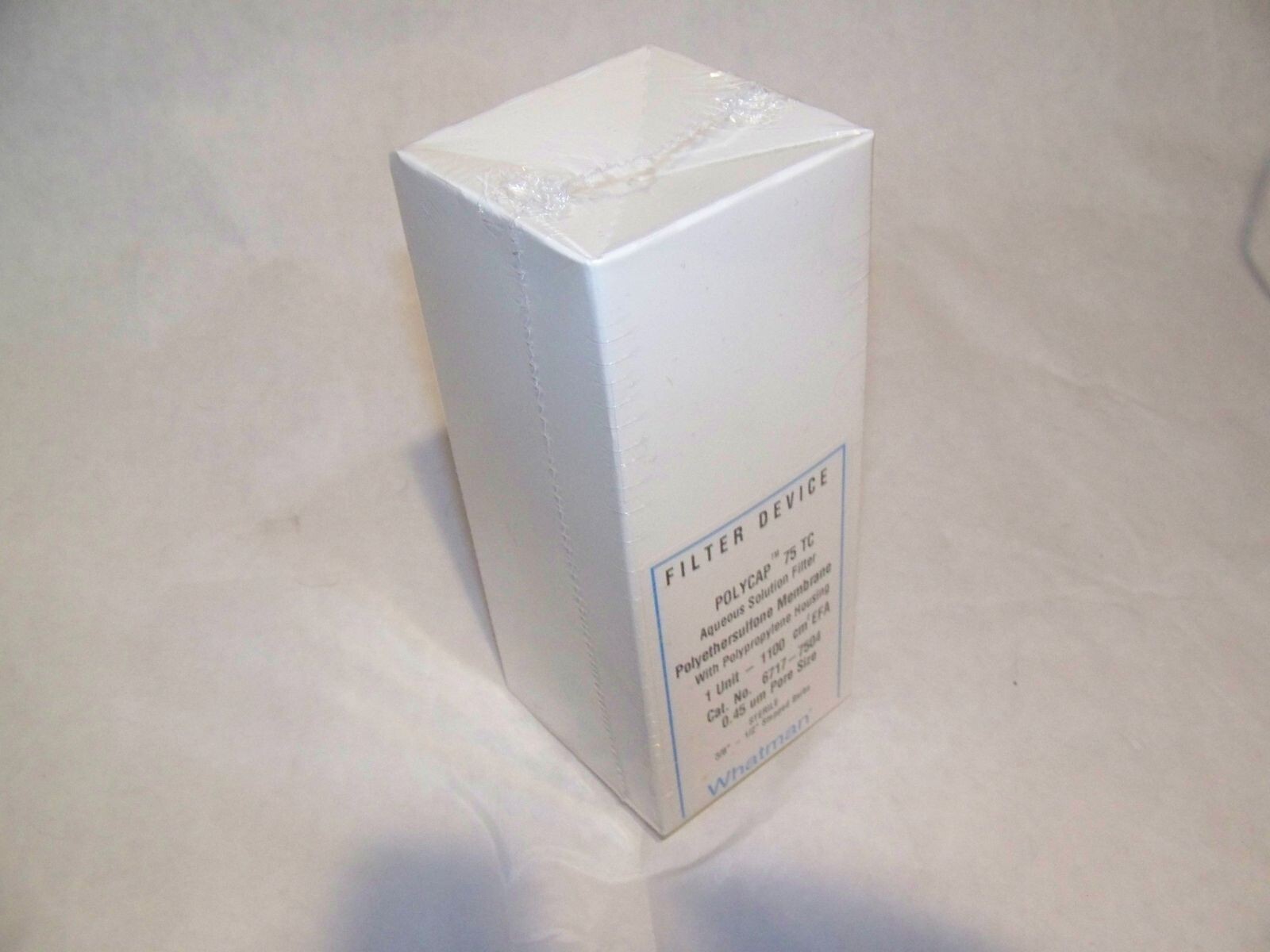 Whatman 6717-7504 Polycap TC 75 Capsule Filter, 0.6/0.45 um, sterile, 1/2″