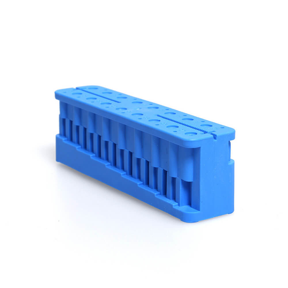 1 Set Dental Instrument Root Canal Endo Block Files Measurement Measuring Ruler