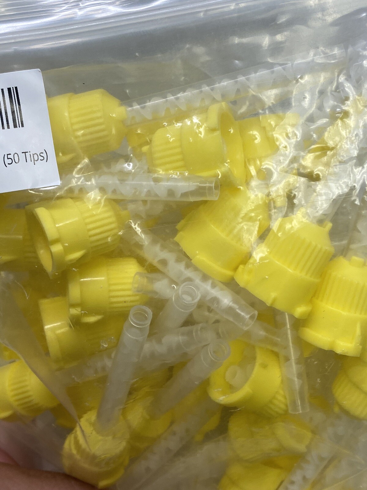 Dental Yellow HP Mixing Tips Genco Type 293 x 4.2mm Light Body 293pc Set