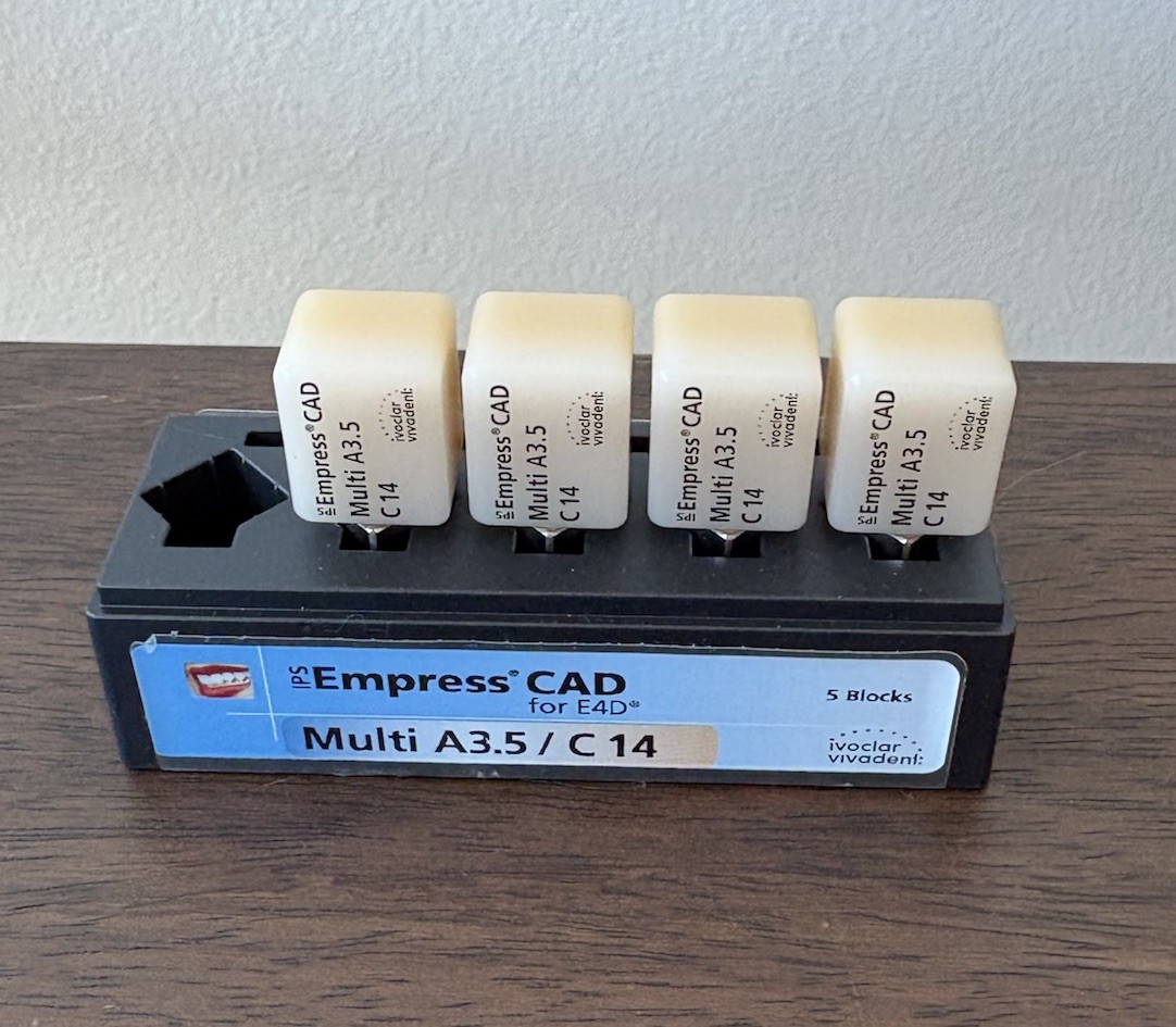 Ivoclar IPS Empress CAD For E4D Multi A3.5 / C14 (4 Blocks)