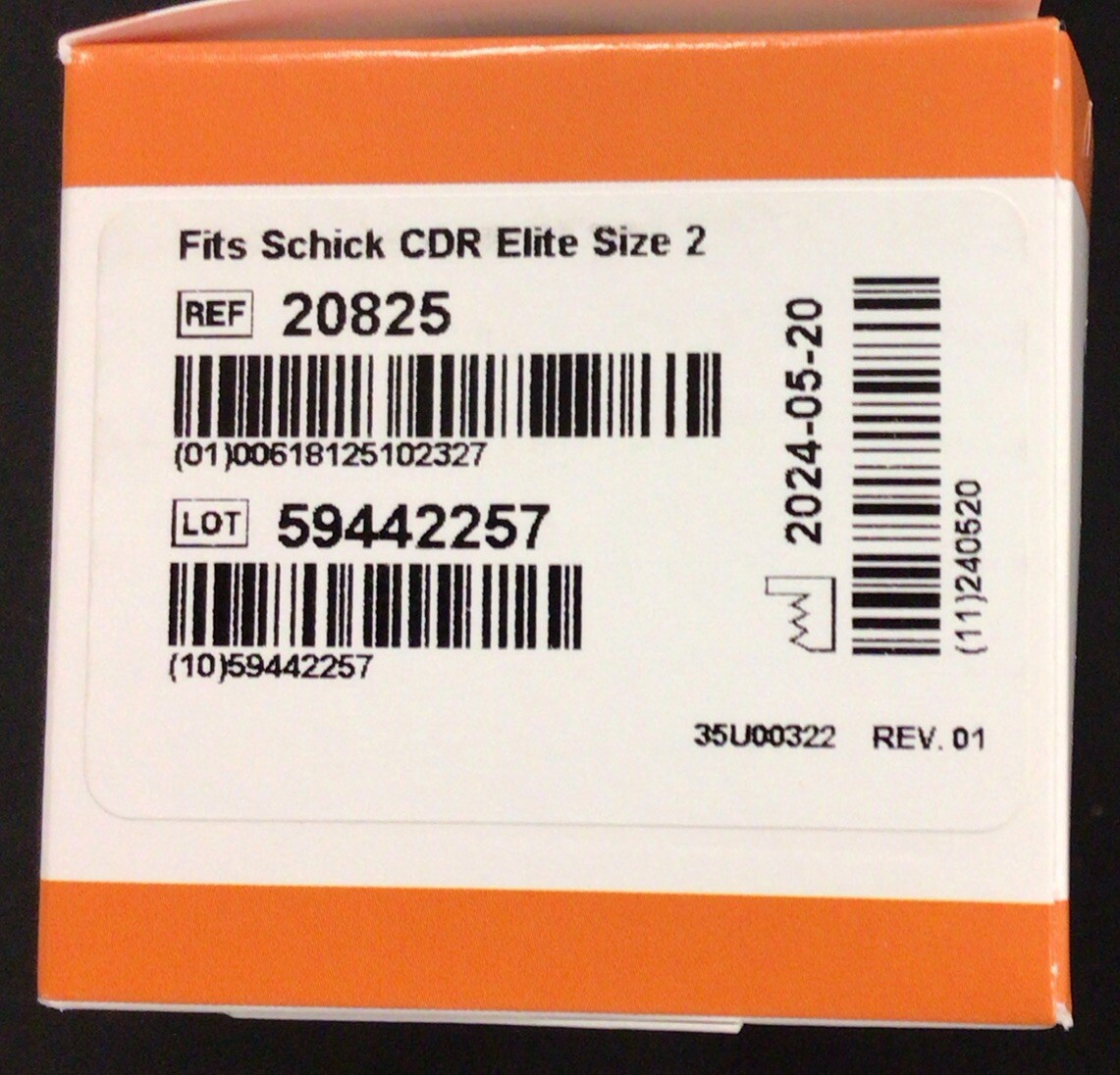 TIDI Digital X-Ray Sensor Sheaths # 20825 100 Pack