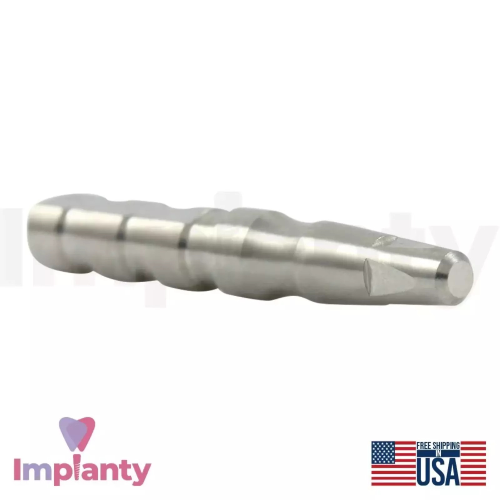 GDT One Piece Dental Fixture Analog 20mm Titanium Steady Grip Dentistry Tool