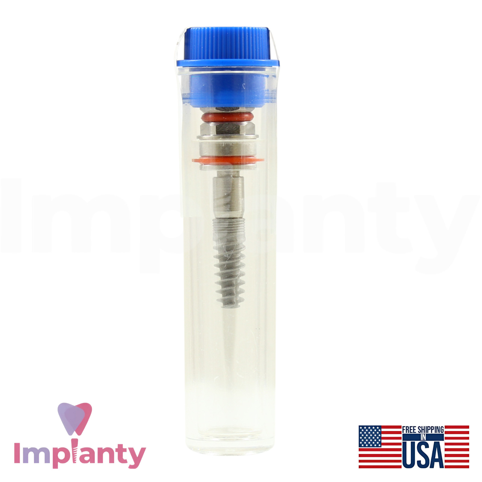 GDT MOR Spiral Dental Fixture Titanium Int Hex 2.42mm Connection SLA Surface