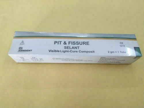 NEW DENTAL PRODUCT MATERIAL AMMDENT PIT & FISSURE SEALANT VISIBLE LIGHT CURE TUB