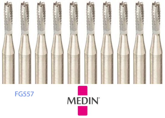 Tungsten Carbide Bur FG 557 10 pieces … (bcf557)