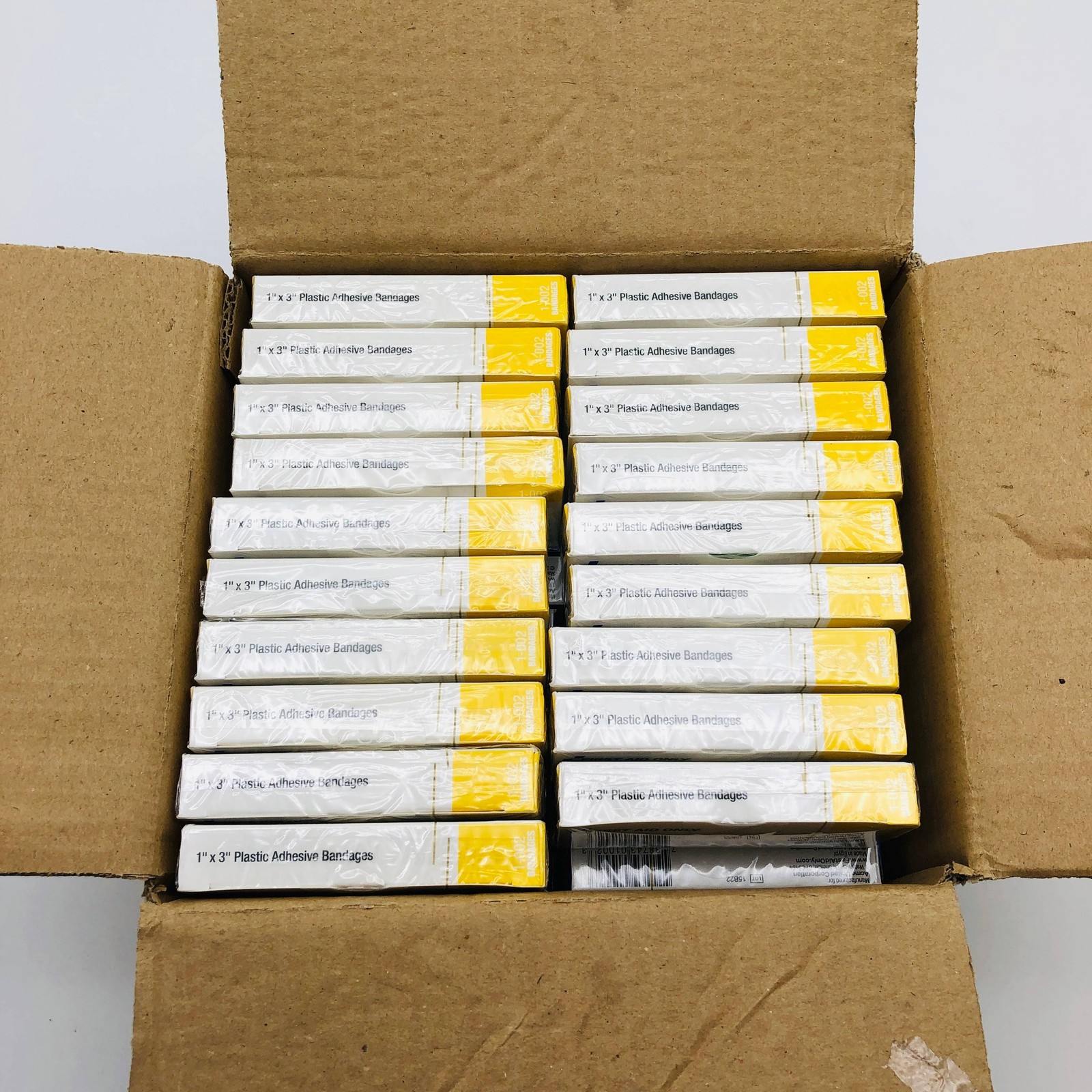 Acme First Aid Only 1-002 Plastic Adhesive Bandages 1in x 3in 59 Boxes of 16pcs