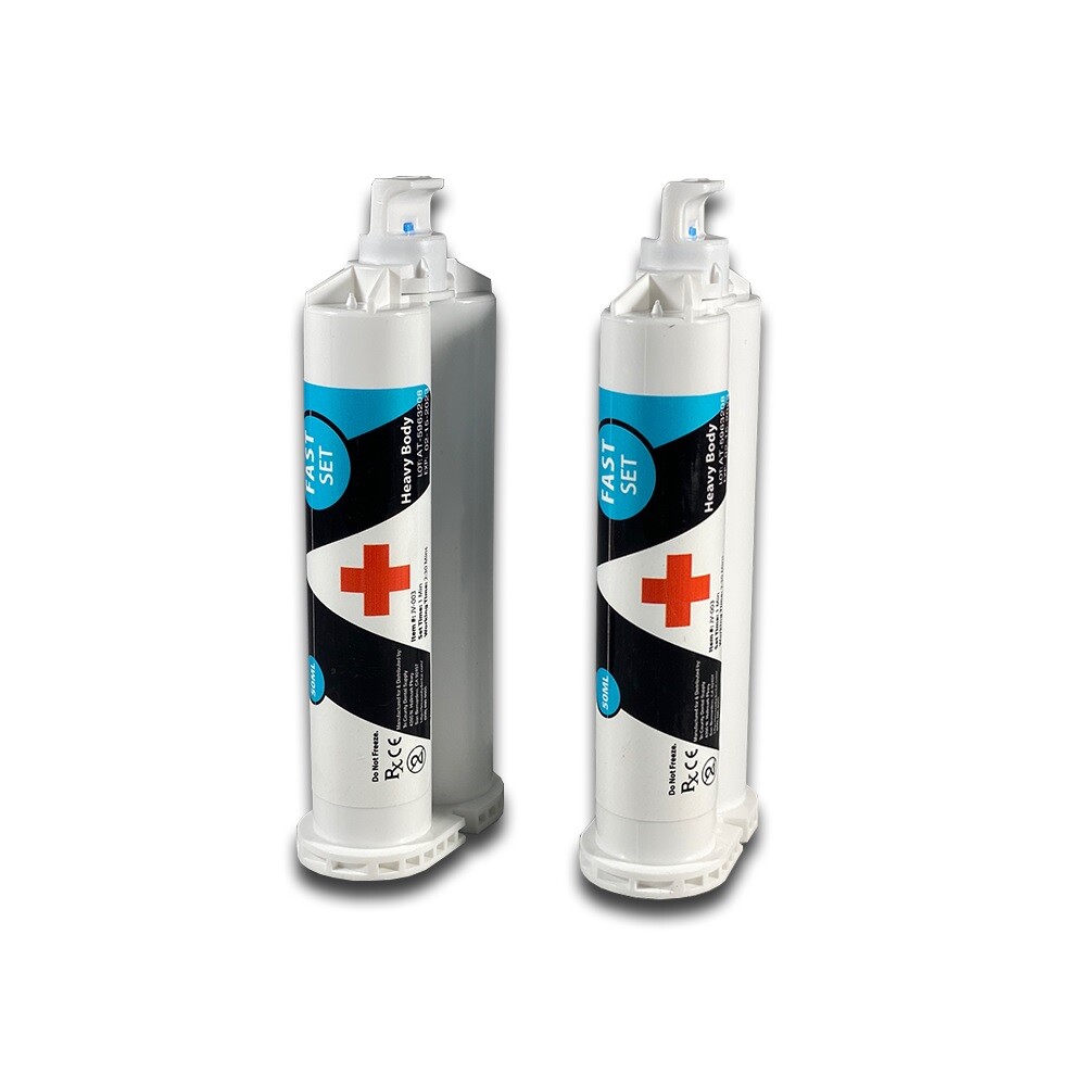 REDLAND Impression Material VPS Heavy Body Fast Set 40 x 50ml + 96 TIPS