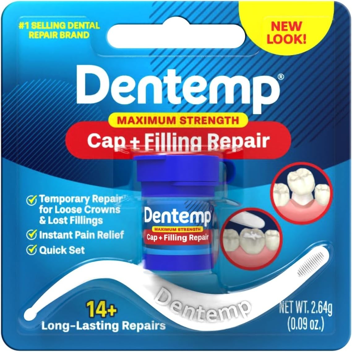 Maximum Strength Loose Cap and Lost Filling Repair – Dental Repair Kit for In…