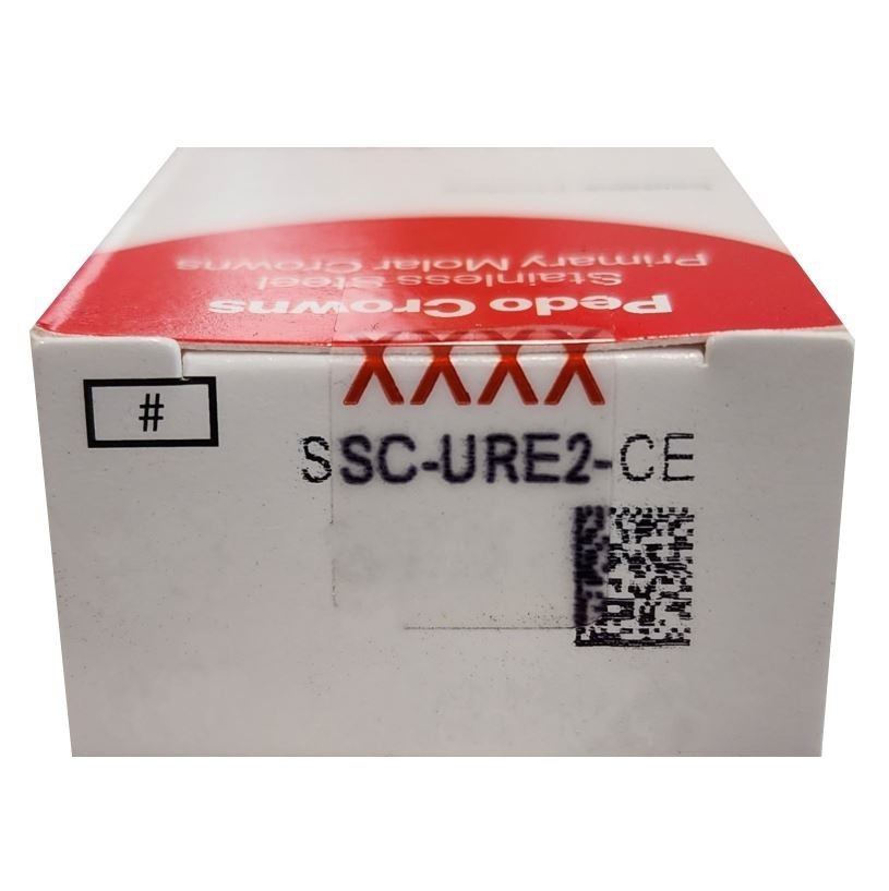 *5-Pieces* HuFriedyGroup Pedo Crowns Upper Right Primary 2nd #2 Refill SSC-URE2