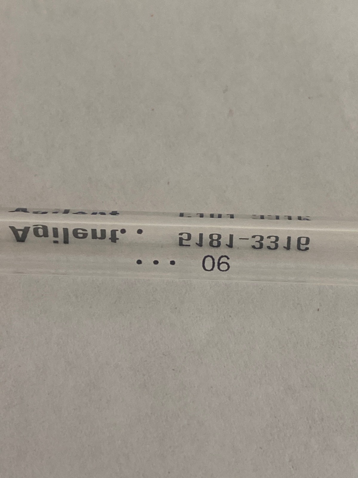 AGILENT Gas Chromatography Splitless Inlet Liner 4mm ID 78.5mm L 900uL 5181-3316