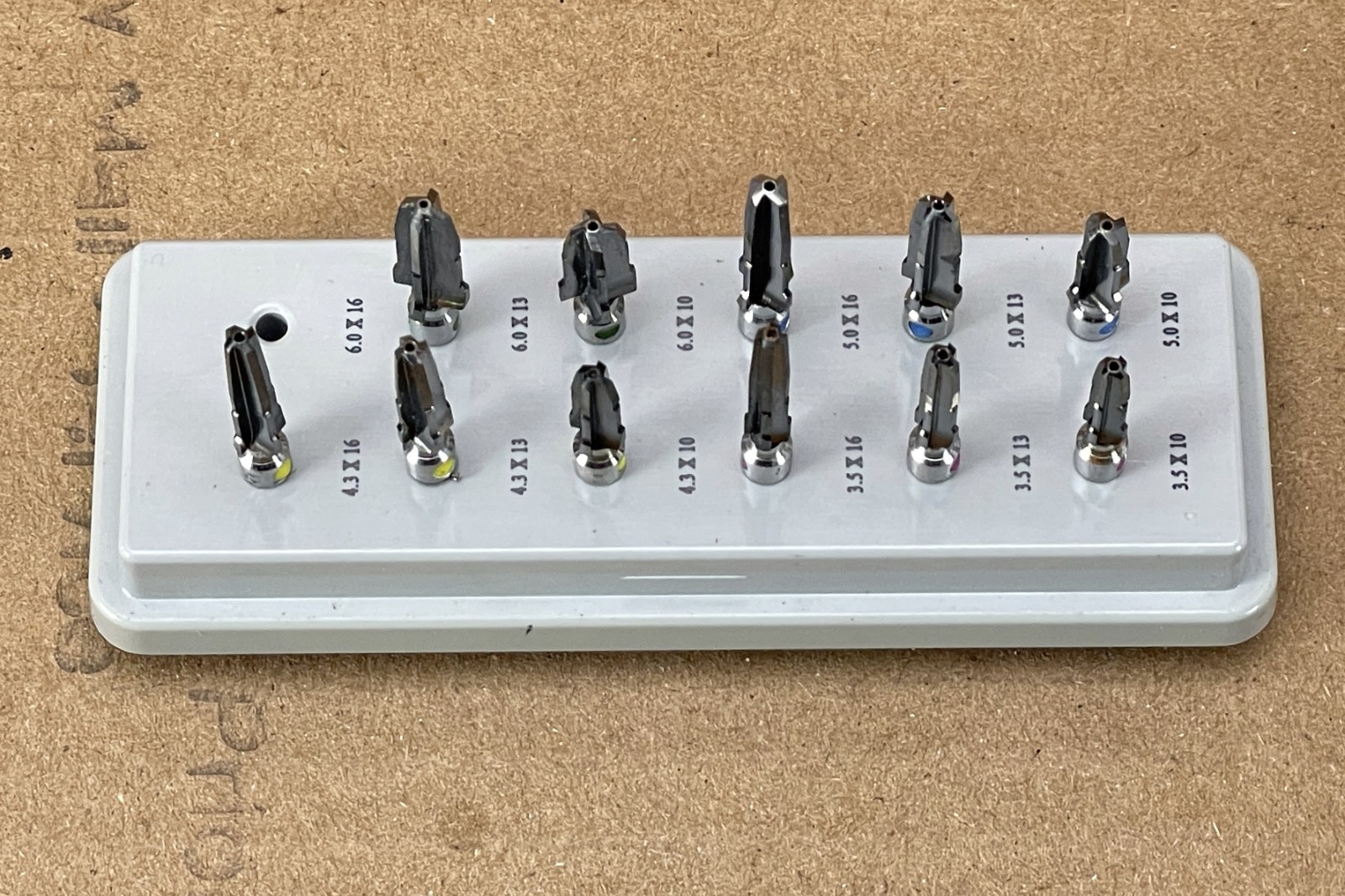 Nobel Biocare Dense Bone Drills Kit, Excellent but Missing 1 Drill