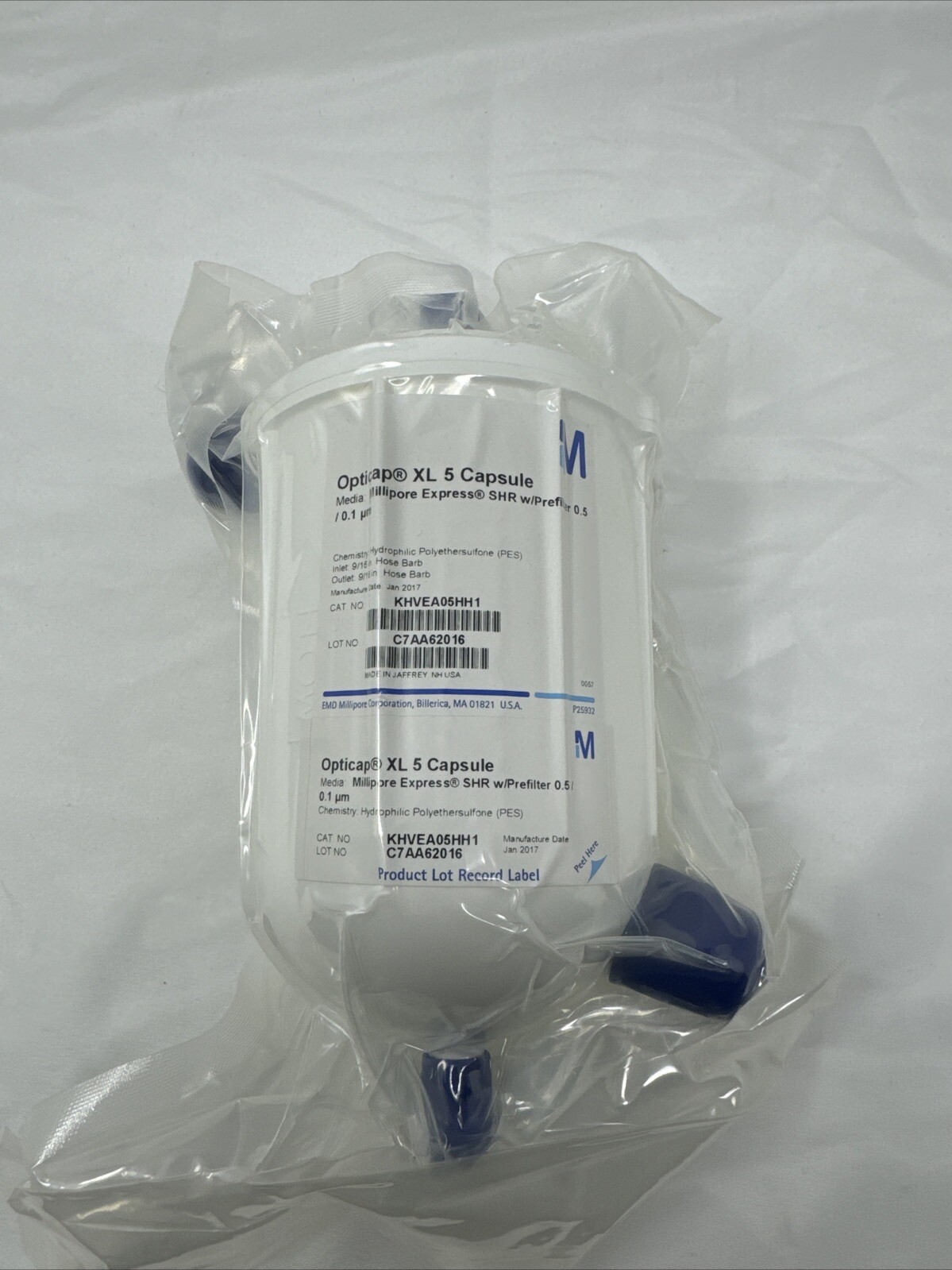 Millipore Opticap XL 5 Capsule POLYSEP II 1.0/0.2/ 0.1 um KGW1A05HH1 Sealed Lab
