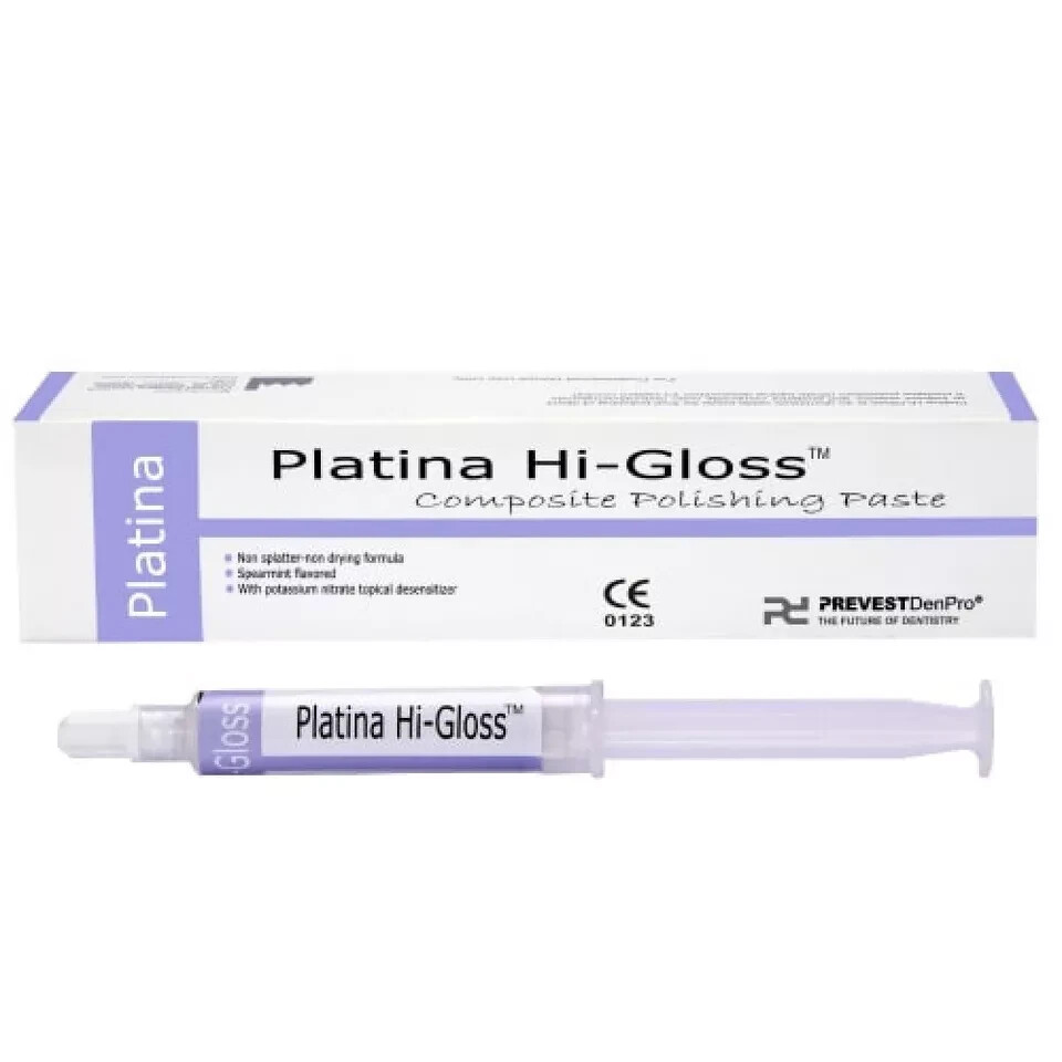 Dental Composite Final Polishing Paste Platina Hi-Gloss Fine 4gm Prevest