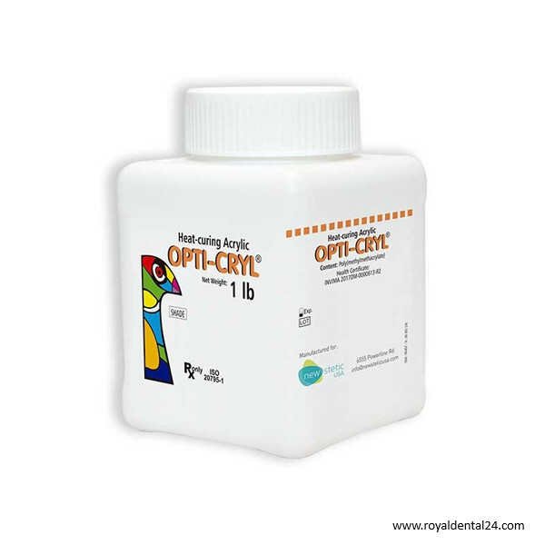 OPTI-CRYL Heat Curing Acrylic Resin 500gr/1lb Shade: MEHARRY