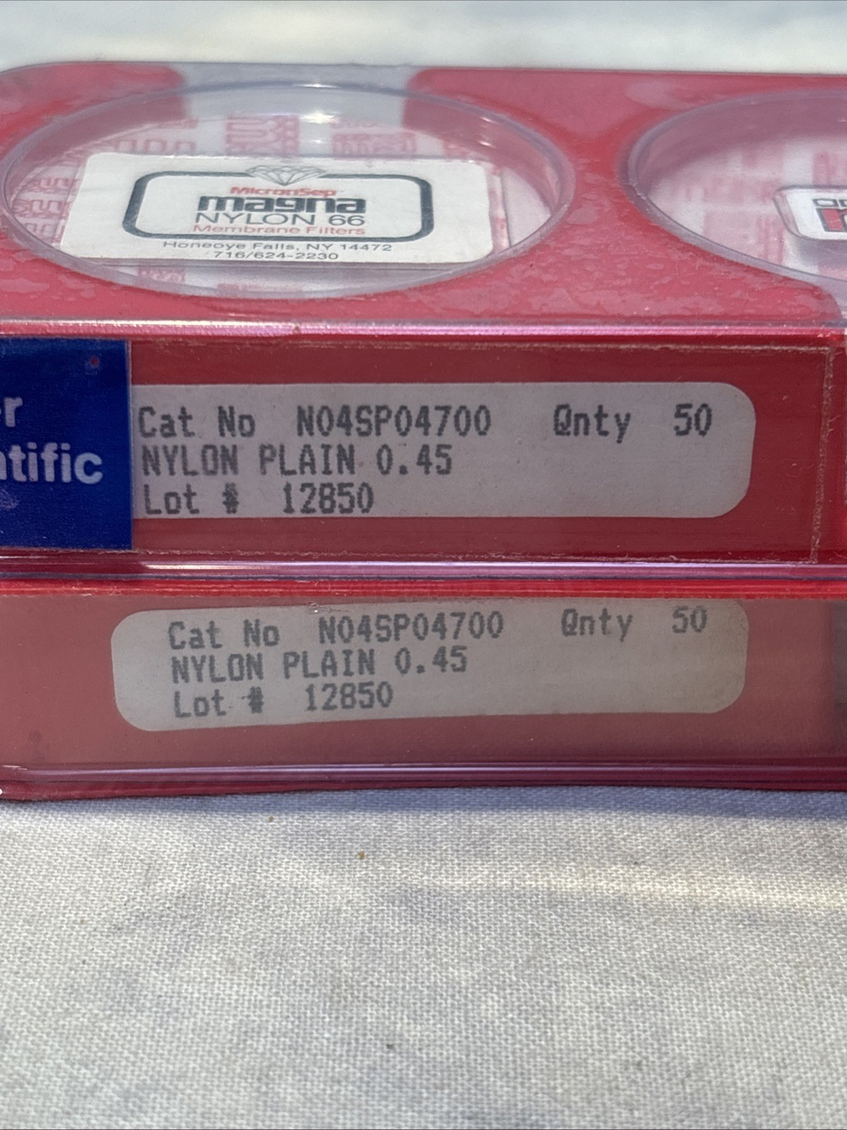 MSI Nylon Membrane Filters. Nylon Plain 0.45 Magna Nylon 66 – Quantity of 100