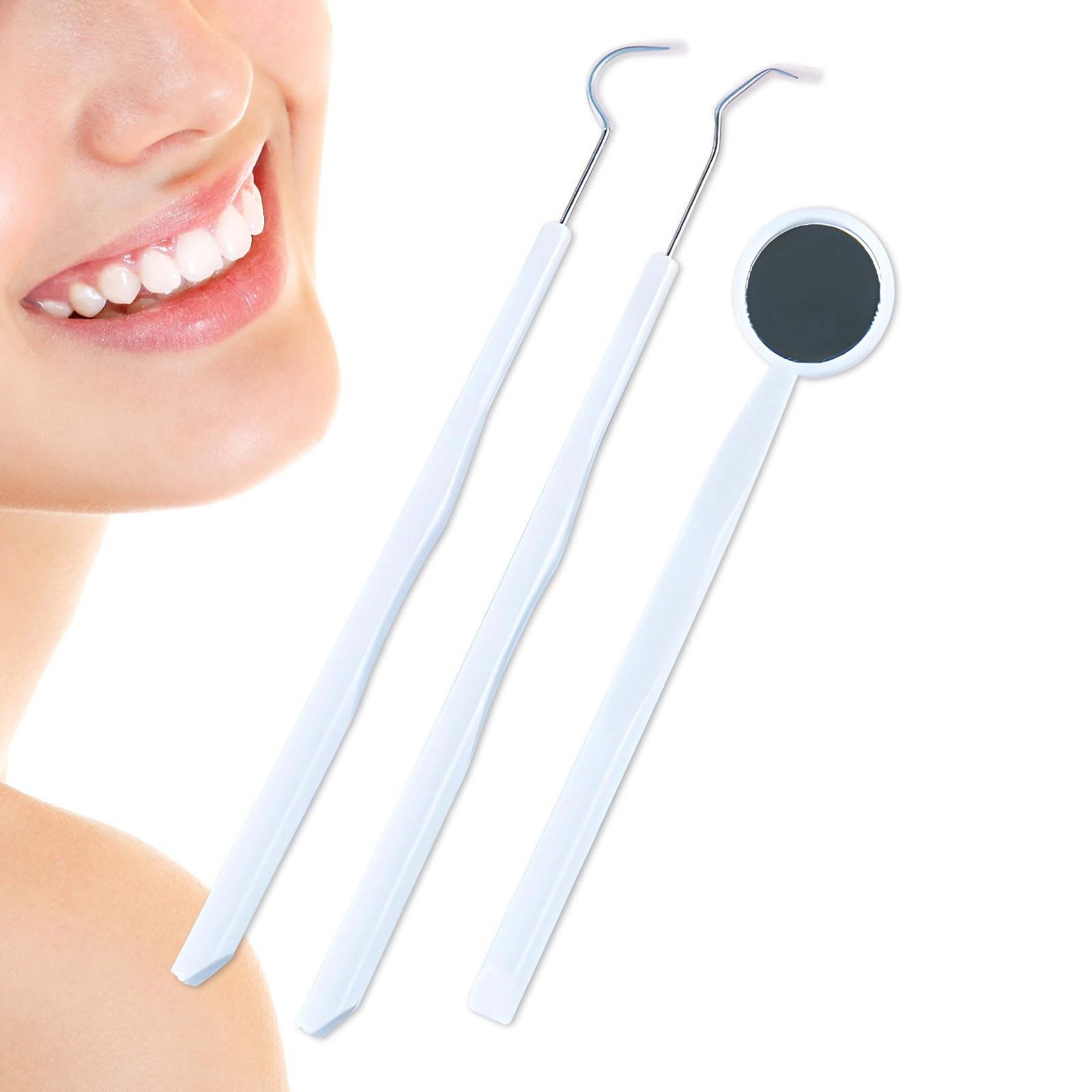 3 Pieces Dental Tools Set, Professional Disposable Plastic Hygiene…