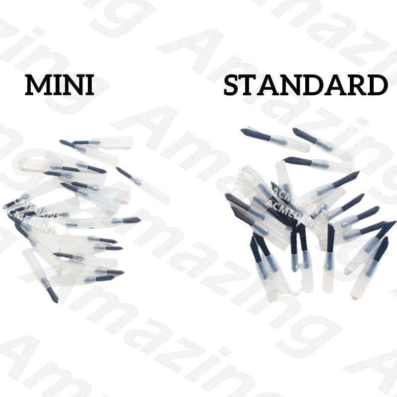 Dental Micro Brushes Composite Resin Disposable Mini Applicator Brush Tip Handle