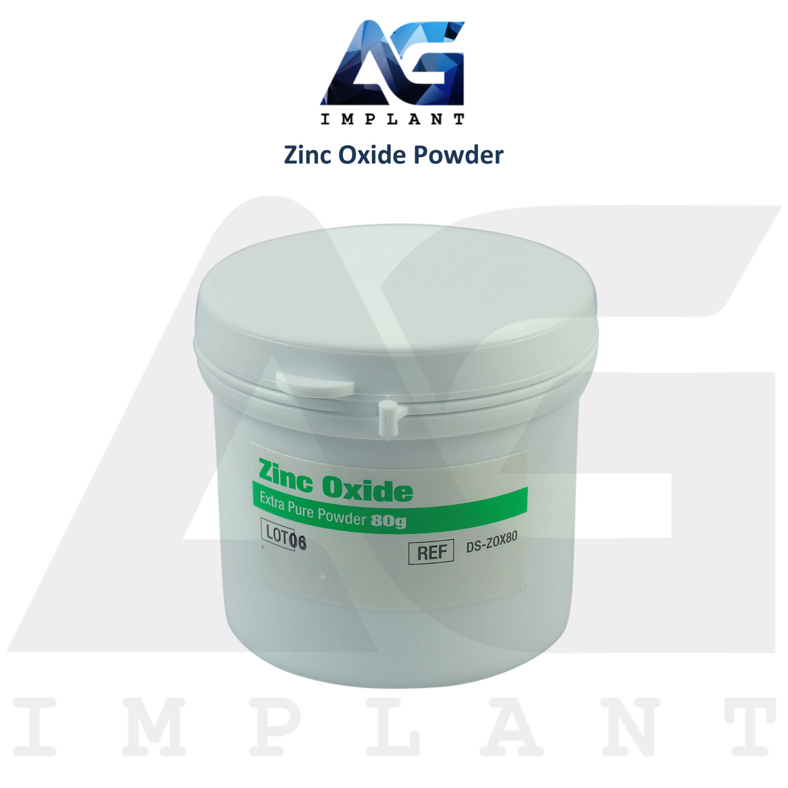 Zinc Oxide Powder 80g Creating Temporary Dressings Ro0t Canal Temp Filling