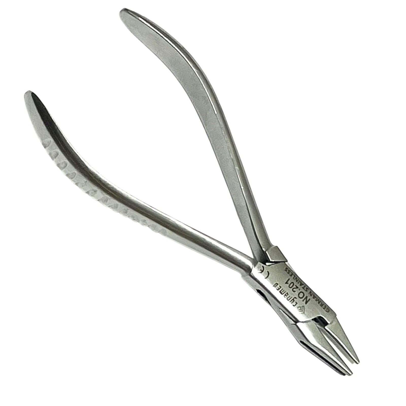 Premium German Stainless Orthodontic Aderer Plier 3 Prong Dental Wire Silver