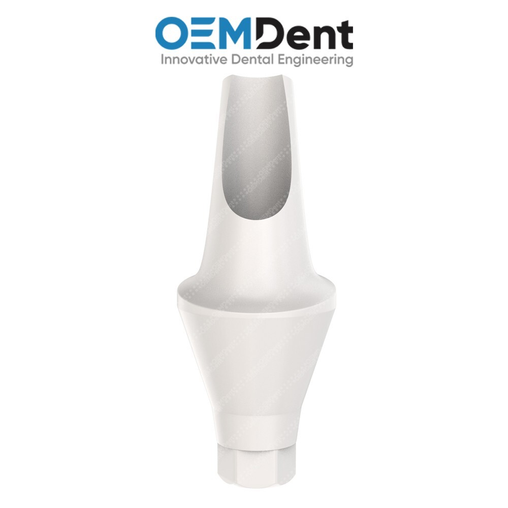 Peek Temporary Anatomic Angled Prosthetics 15° Compatible DSI® RP Conical