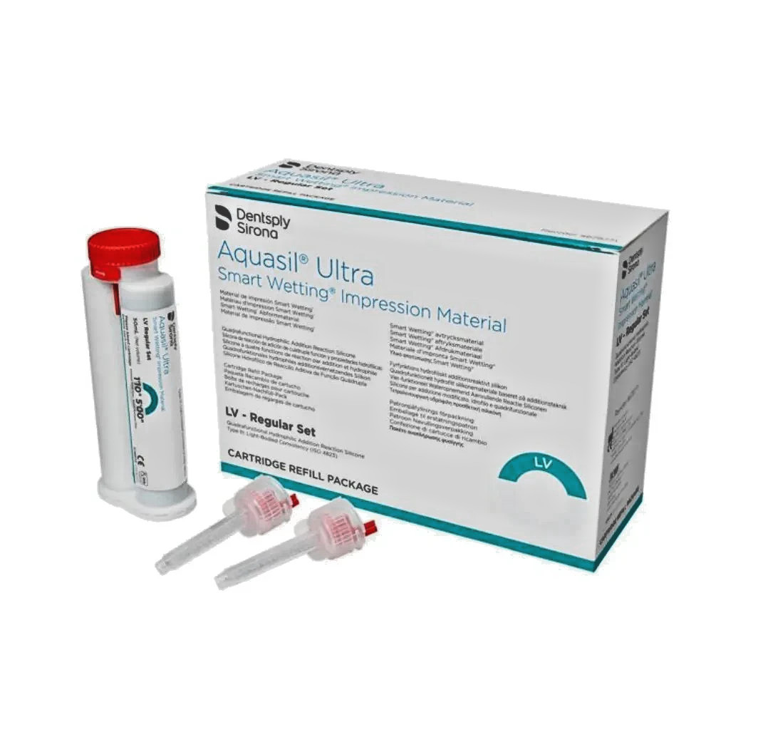 DENTSPLY SIRONA Aquasil Ultra+ 4X50ml cartridge LV Regular Set VPS Impression