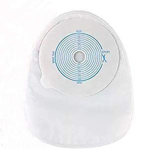 Disposable Colostomy Bags One-Piece Closed Stoma Bag 10 Count (Pack of 1)