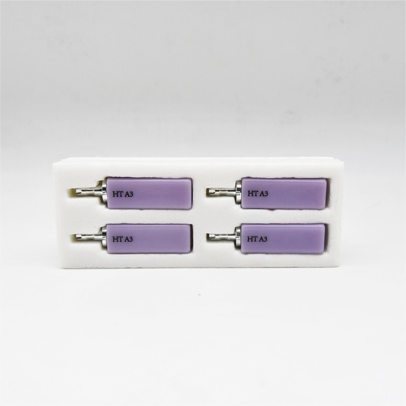 4 Pieces/Box B40 Lithium Disilicate HT/LT Glass Ceramic Blocks 40-15-14mm