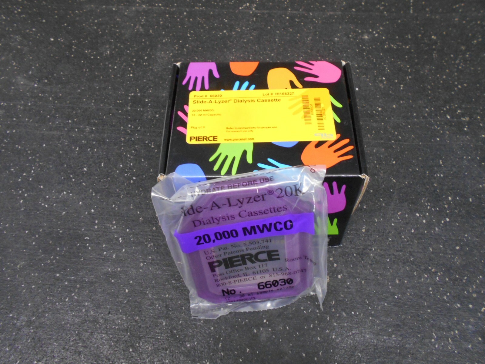 PIERCE 66030 SLIDE A LYZER DIALYSIS CASSETTE 12-30mL 20,000 MWCO PACK OF 6