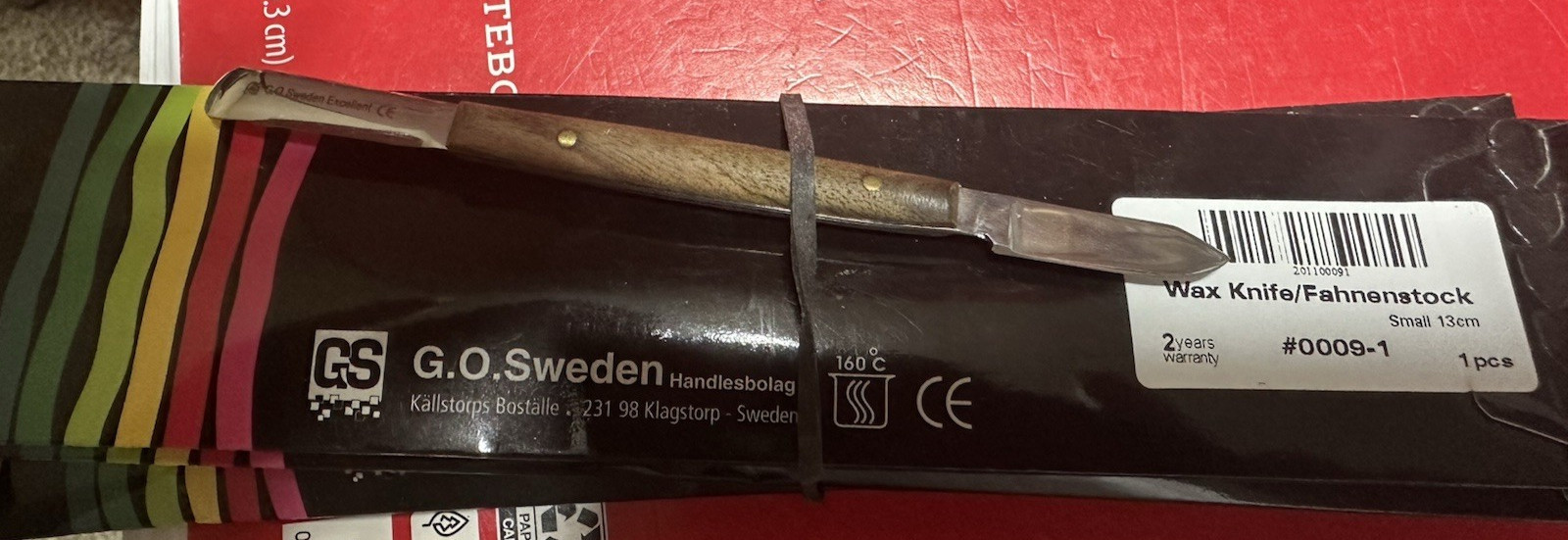 G.O Sweden Wax Knife Small 13cm