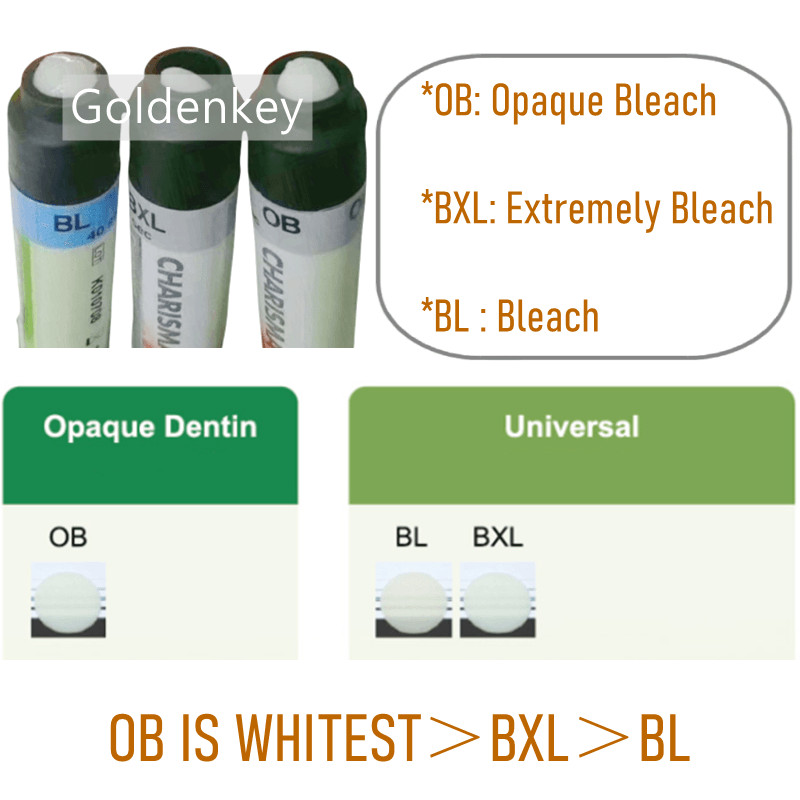 Dental KULZER CHARISMA Diamond OB Light Cure Composite Resin BL BXL Super White
