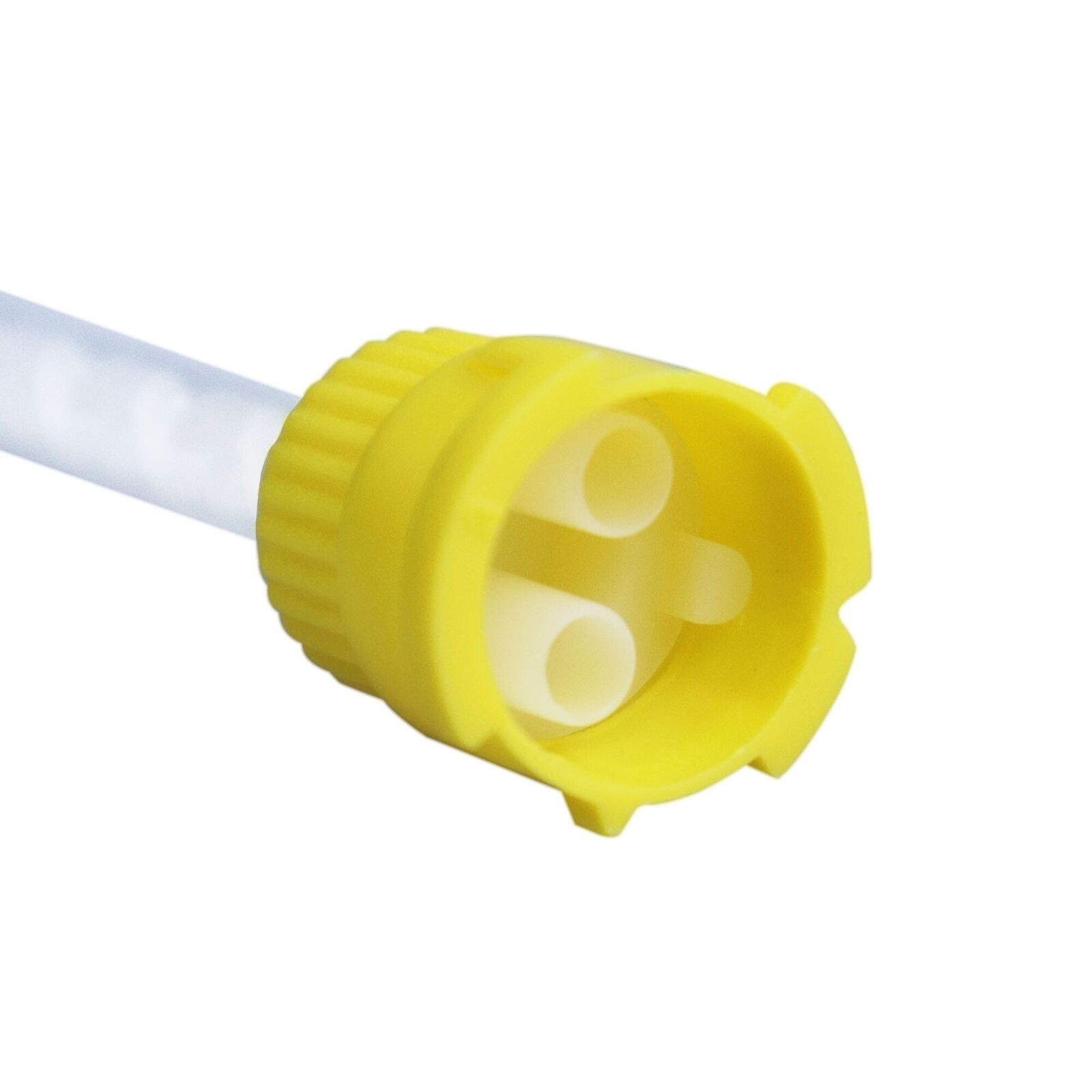 Dental Disposable Impression Light Body Material Mixing Tips Head / Yellow Tips