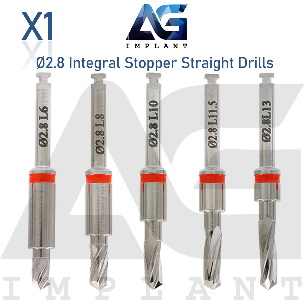 Ø2.8 Integral Stopper Straight Drill External Irrigation Dental Tool