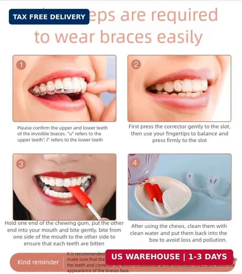 YANDY Dental Aligner Chewies, 6-Pack Silicone Orthodontic Chompers Aligner Trays
