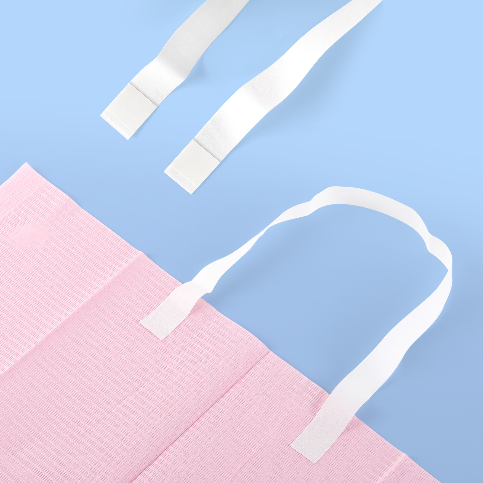 JMU 250 Disposable Dental Bib Holders Straps Extra Soft Self Adhesive Straps
