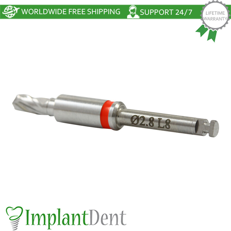 1x Dental Integral Stopper Drill 2.8mm Stainless Steel Dentistry Tool