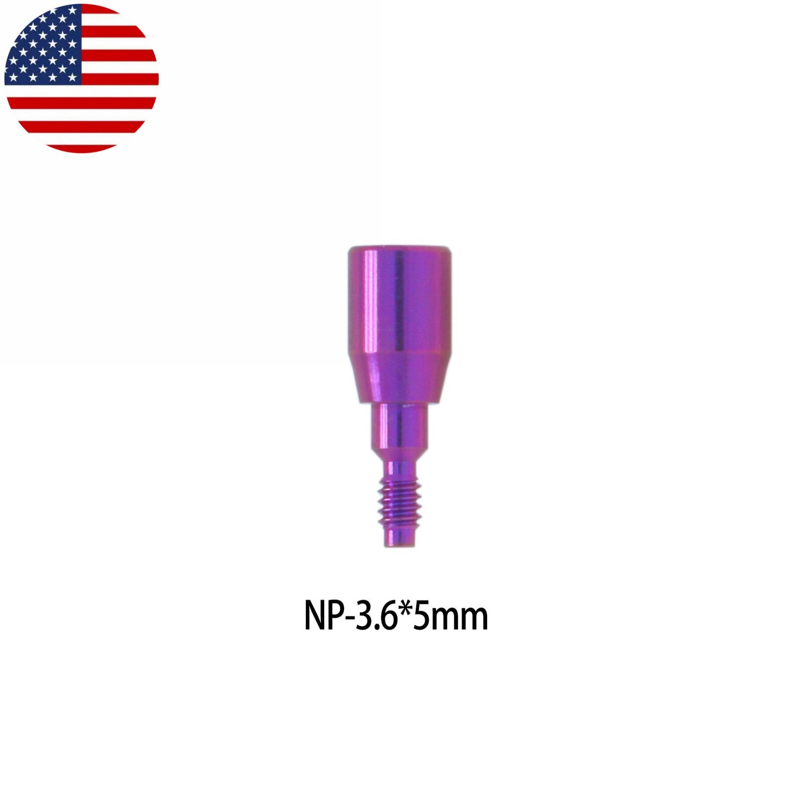 US Dental Healing Cap Abutment RP/NP Compatible Nobel Active ∅3.6 ∅5.0 ∅6.0